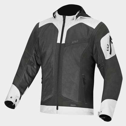 LS2 JACKET BOLTON AIR MAN GREEN GREY