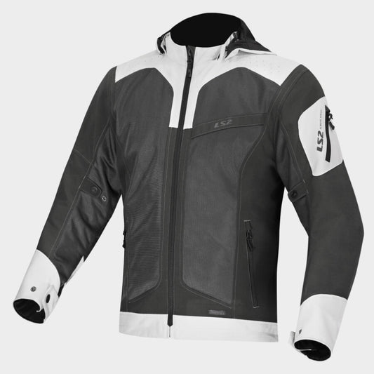 LS2 JACKET BOLTON AIR MAN GREEN GREY
