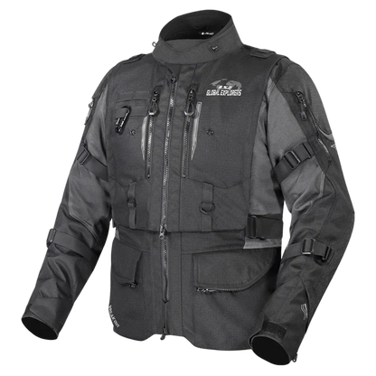 LS2 BREAKOUT MAN JACKET BLACK GREY (AA CERTIFIED)