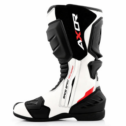 AXOR RACER TEC BOOTS BLACK/WHITE/RED