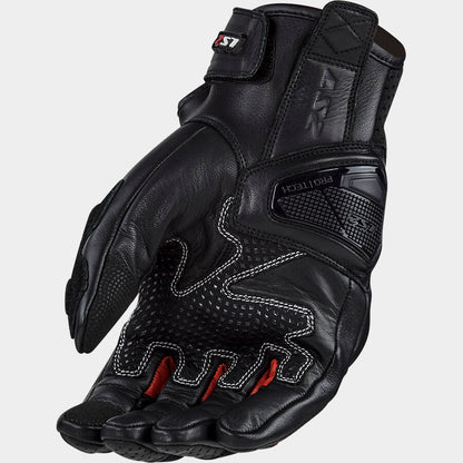 LS2 SPARK II LEATHER BLACK RED