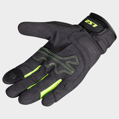 LS2 KUBRA BLACK HI-VIZ GREEN