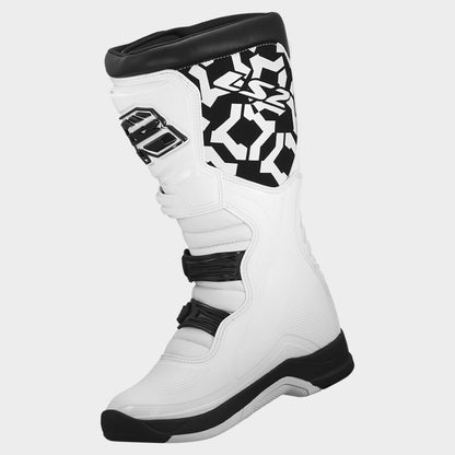 LS2 RAPTOR MOTORCYCLE BOOTS WHITE