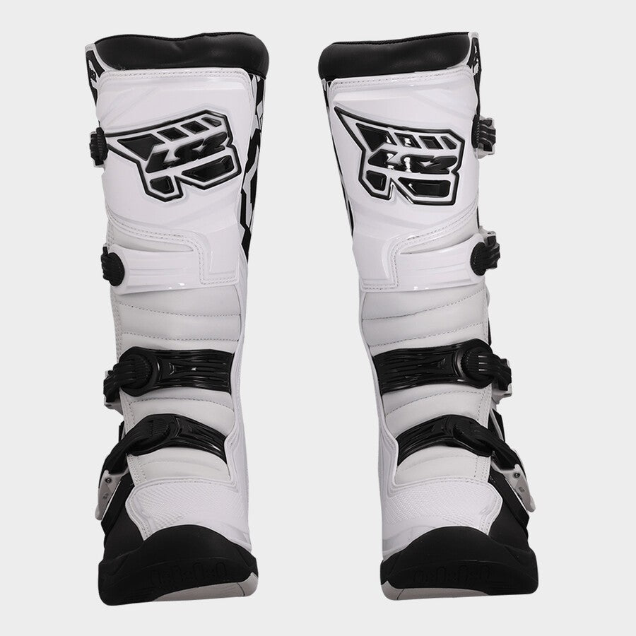 LS2 RAPTOR MOTORCYCLE BOOTS WHITE