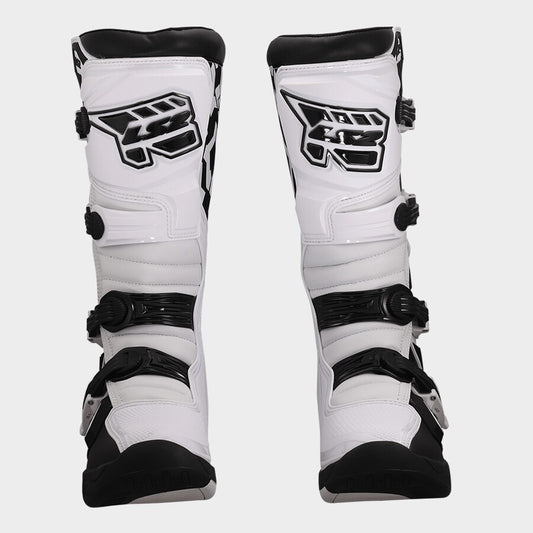 LS2 RAPTOR MOTORCYCLE BOOTS WHITE