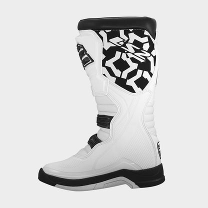 LS2 RAPTOR MOTORCYCLE BOOTS WHITE