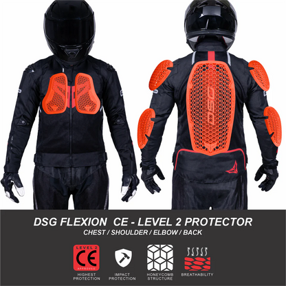 DSG GPX RIDING JACKET BLACK RED