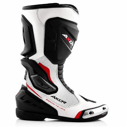 AXOR RACER TEC BOOTS BLACK/WHITE/RED