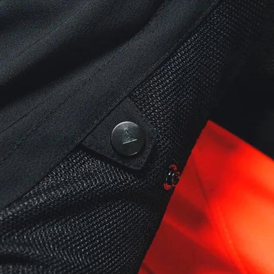 DAINESE ENERGYCA AIR TEX JACKET-BLACK/FLURO-RED