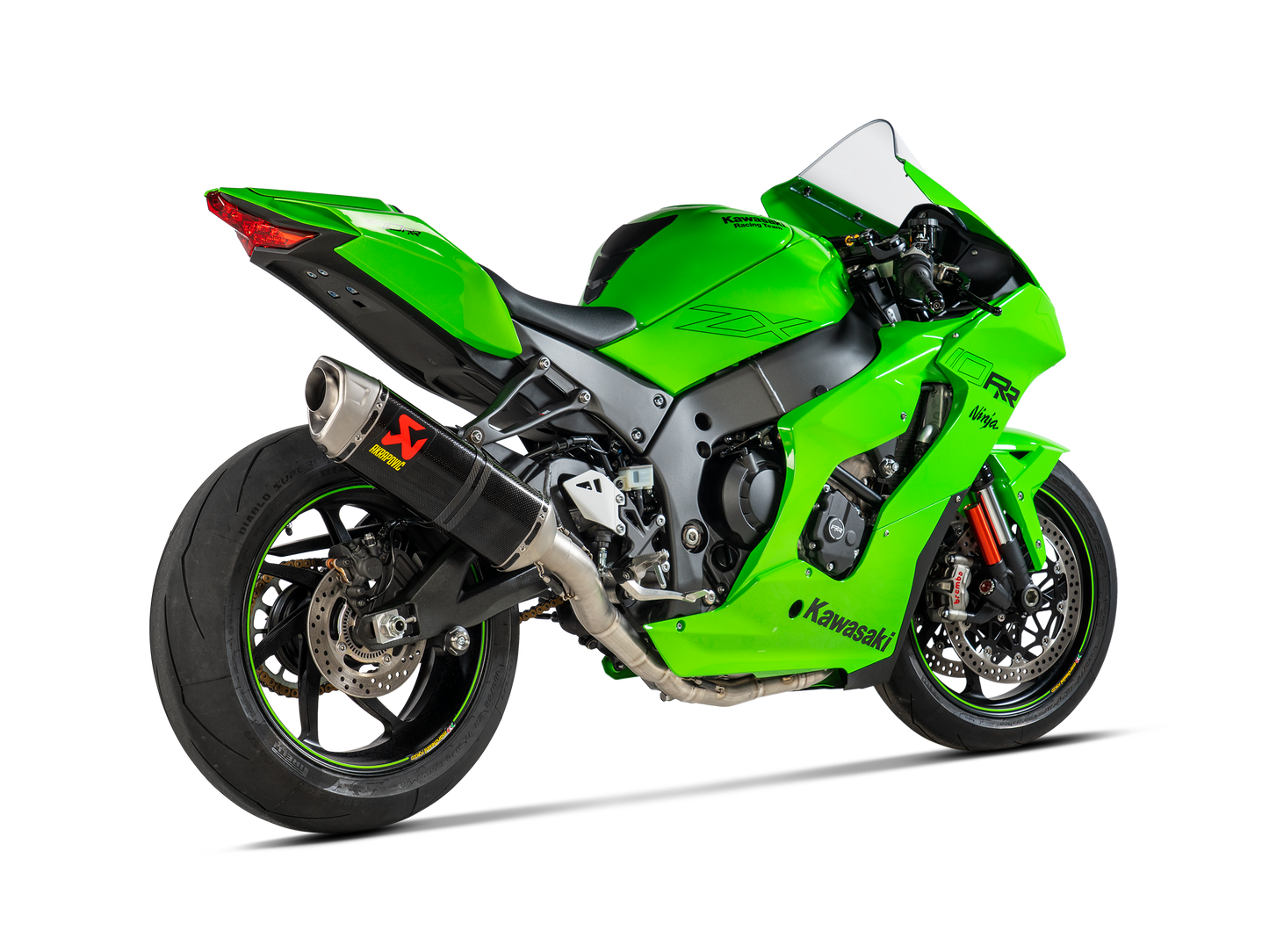 AKRAPOVIC LINK PIPE TITANIUM FOR KAWASAKI ZX-10R (2021-2024)