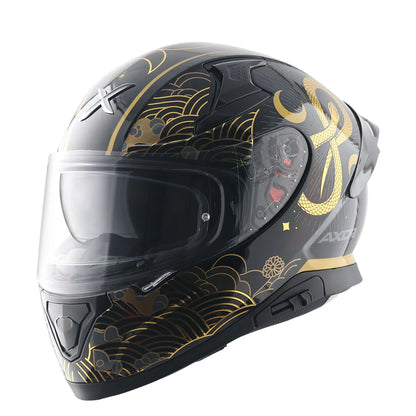 AXOR APEX INFINITY HELMET BLACK GOLD