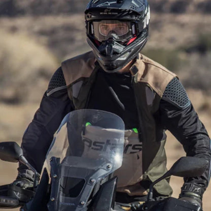 ALPINESTARS HALO DRYSTAR® JACKET- DARK KHAKI / SAND YELLOW FLUO