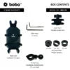 BOBO BM17 ANTI-VIBRATION BIKE / CYCLE PHONE HOLDER MOTORCYCLE MOBILE MOUNT