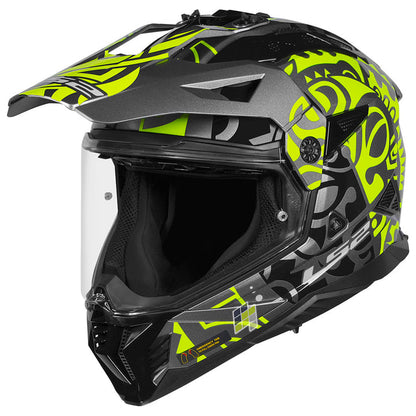 LS2 MX436 PIONEER II RANGI HI-VIS YELLOW