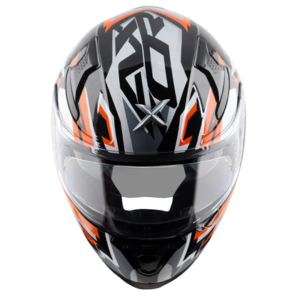 AXOR APEX STREAK HELMET BLACK ORANGE