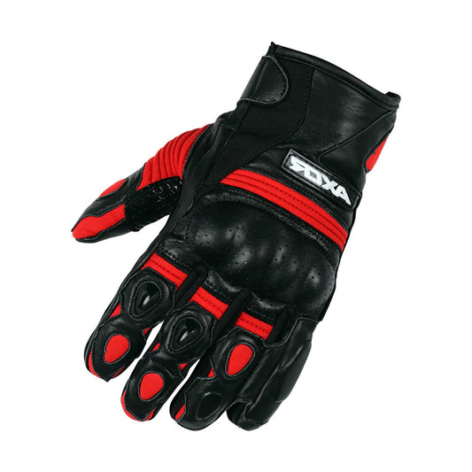 AXOR SPYDER RIDING GLOVES BLACK RED
