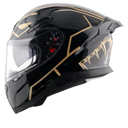 AXOR APEX MARVEL BLACK PANTHER HELMET BLACK GOLD
