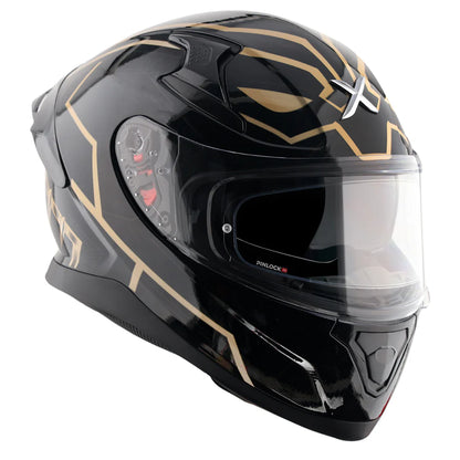 AXOR APEX MARVEL BLACK PANTHER HELMET BLACK GOLD