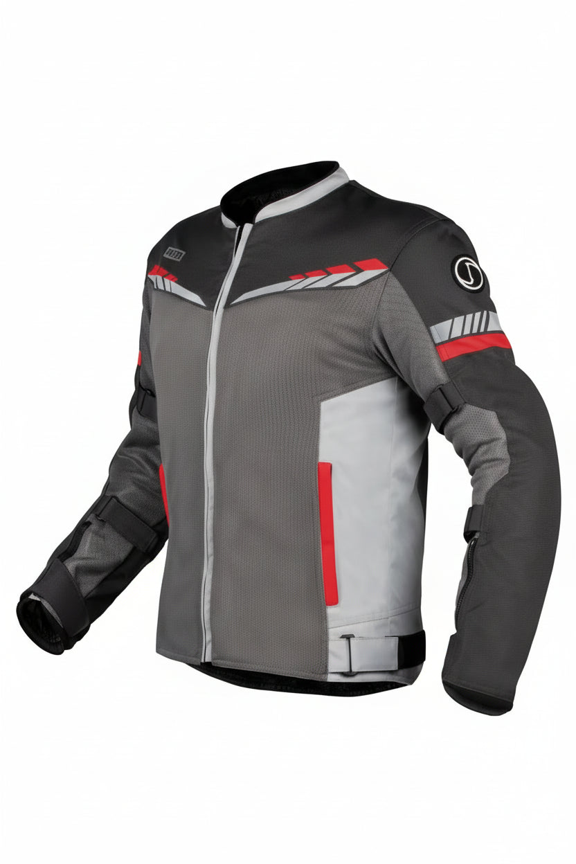 RYNOX AIR GT 4 JACKET - GREY RED