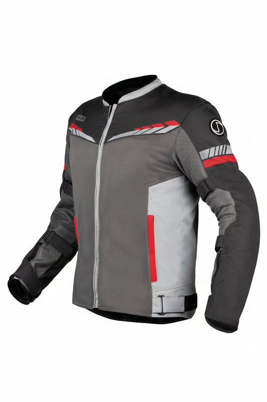 RYNOX AIR GT 4 JACKET - GREY RED