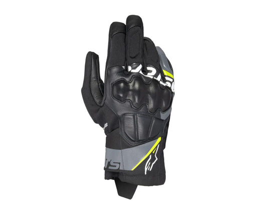ALPINESTARS COROZAL V3 DRYSTAR® GLOVES BLACK/DEEP GREY/YELLOW FLUO