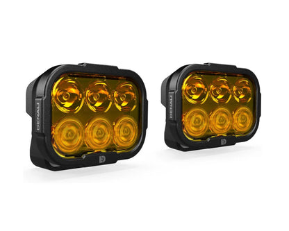 DENALI DL6 LED LIGHTS – AMBER – LIGHTS ONLY – SET OF 2