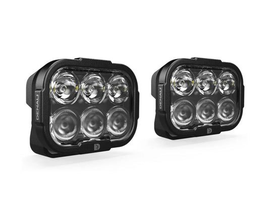 DENALI DL6 LED LIGHTS – WHITE – LIGHTS ONLY – SET OF 2