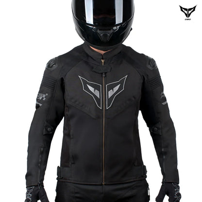 DSG RACE PRO V3 BLACK RIDING JACKET BLACK