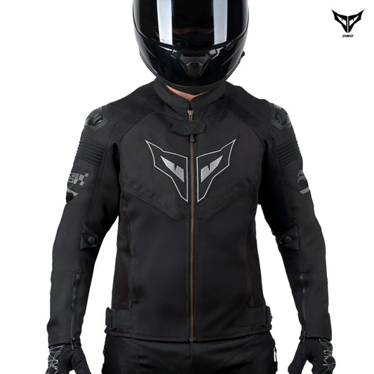 DSG RACE PRO V3 BLACK RIDING JACKET BLACK