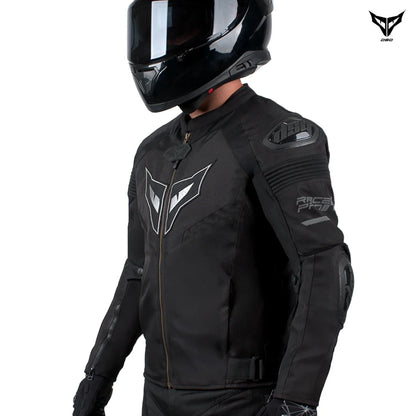 DSG RACE PRO V3 BLACK RIDING JACKET BLACK
