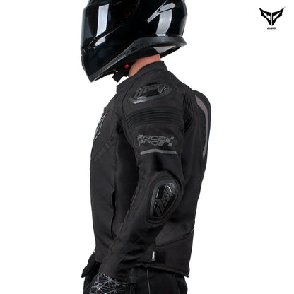DSG RACE PRO V3 BLACK RIDING JACKET BLACK