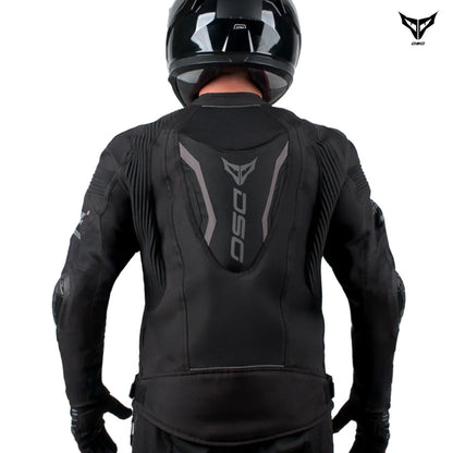 DSG RACE PRO V3 BLACK RIDING JACKET BLACK