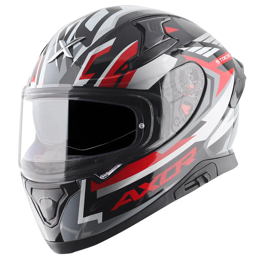 AXOR APEX STREAK HELMET BLACK RED