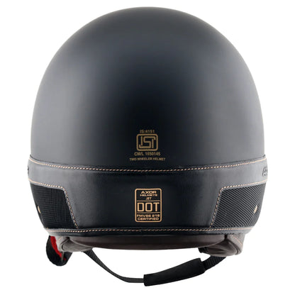 AXOR RETRO JET ALPHA HELMET DULL BLACK