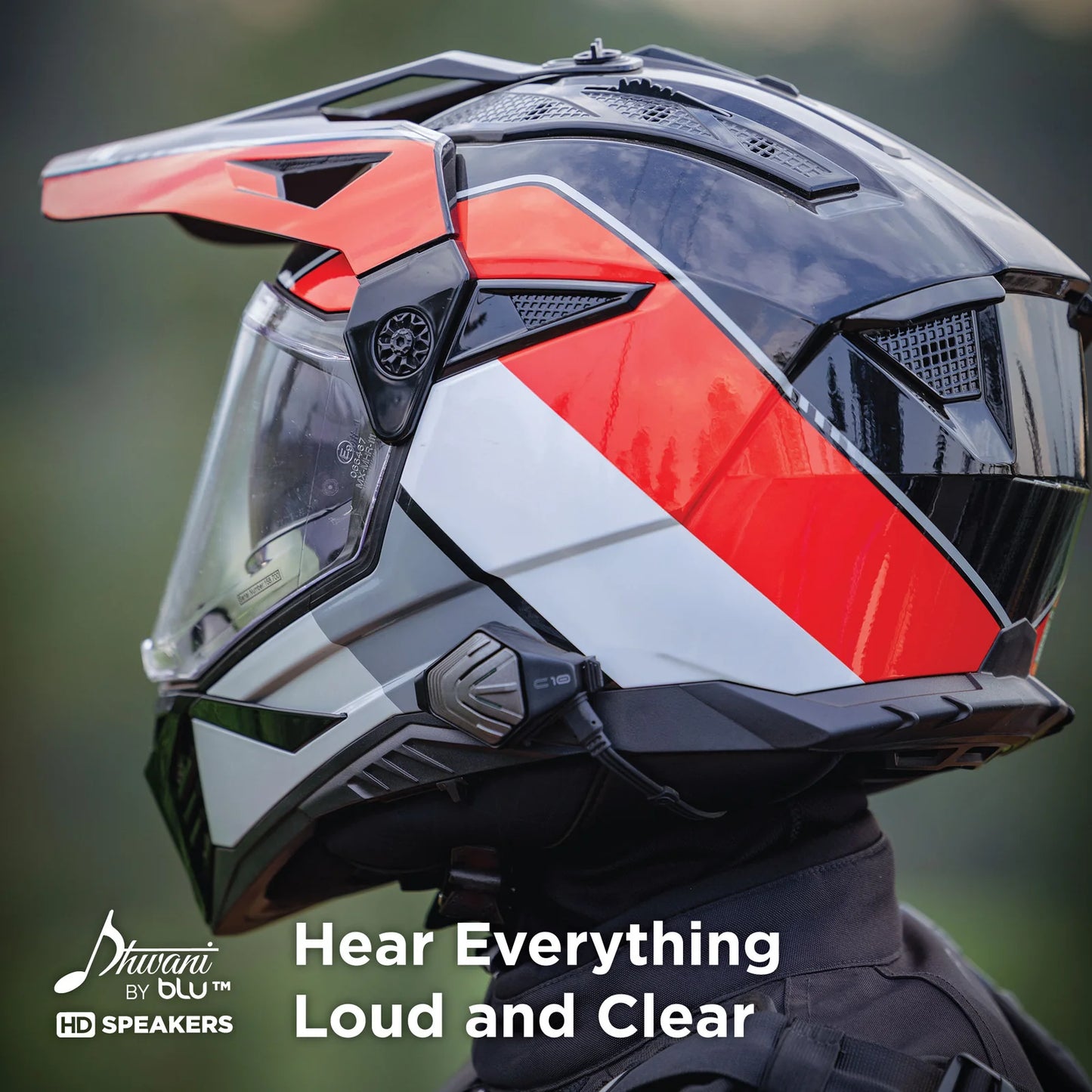 BLU ARMOR C10 HELMET COMMUNICATION DEVICE