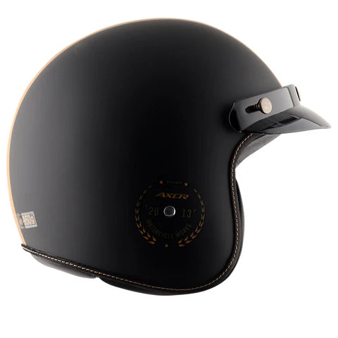 AXOR RETRO JET EURO GLOBE HELMET DULL BLACK