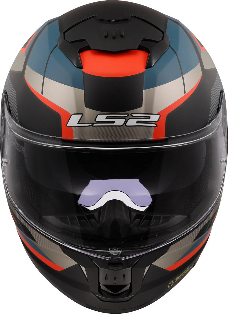 LS2 FF320 STREAM II ROAD MATT BLACK BLUE – BikeFormers