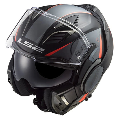 LS2 FF900 VALIANT II CODEX MATT BLACK TITANIUM – BikeFormers