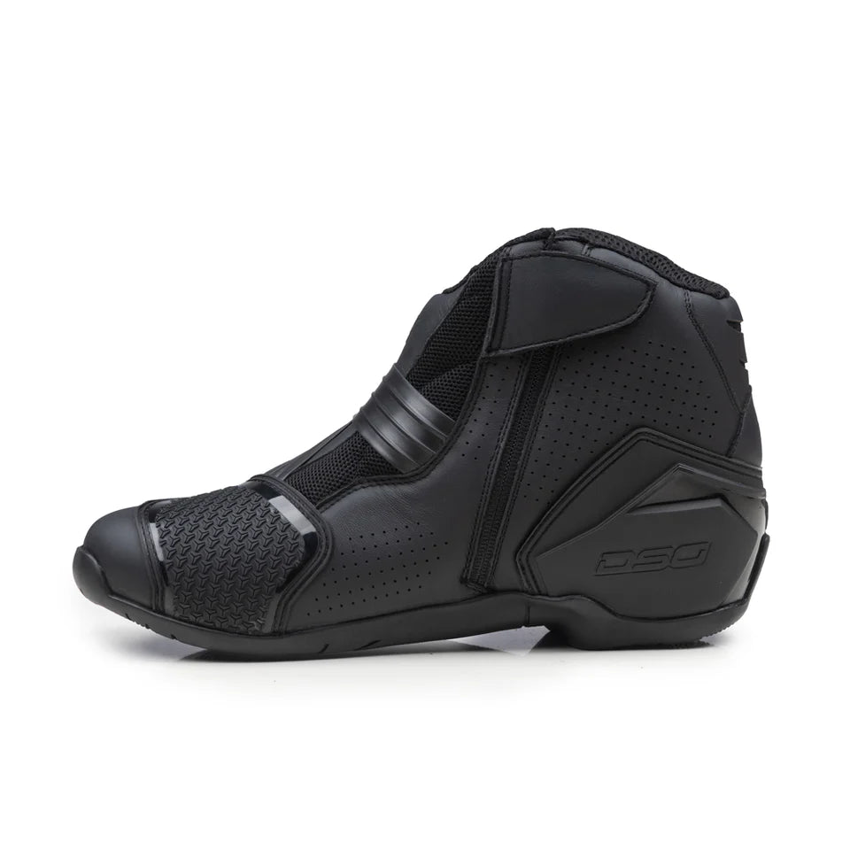 DSG GP-1 RIDING BOOTS BLACK YELLOW FLUO