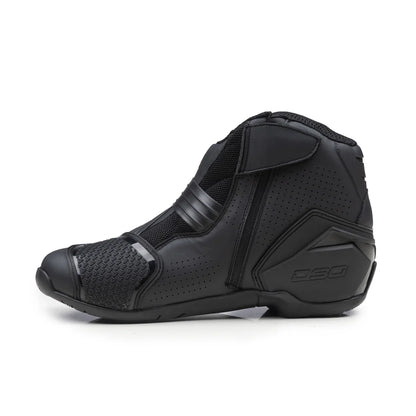 DSG GP-1 RIDING BOOTS BLACK YELLOW FLUO