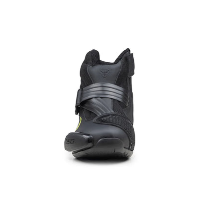 DSG GP-1 RIDING BOOTS BLACK YELLOW FLUO
