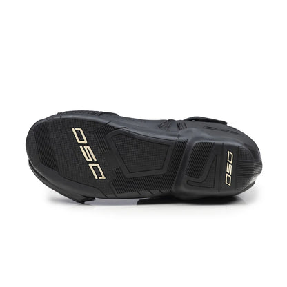 DSG GP-1 RIDING BOOTS BLACK YELLOW FLUO