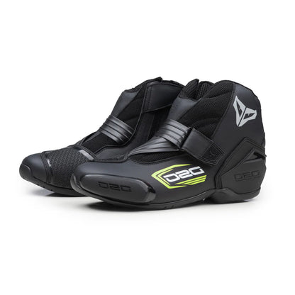 DSG GP-1 RIDING BOOTS BLACK YELLOW FLUO