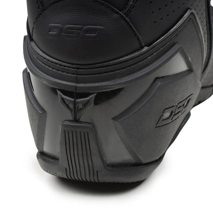 DSG GP-1 RIDING BOOTS BLACK RED