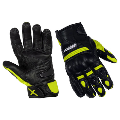AXOR SPYDER RIDING GLOVES BLACK NEON