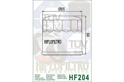 HIFLO OIL FILTER 204-RC