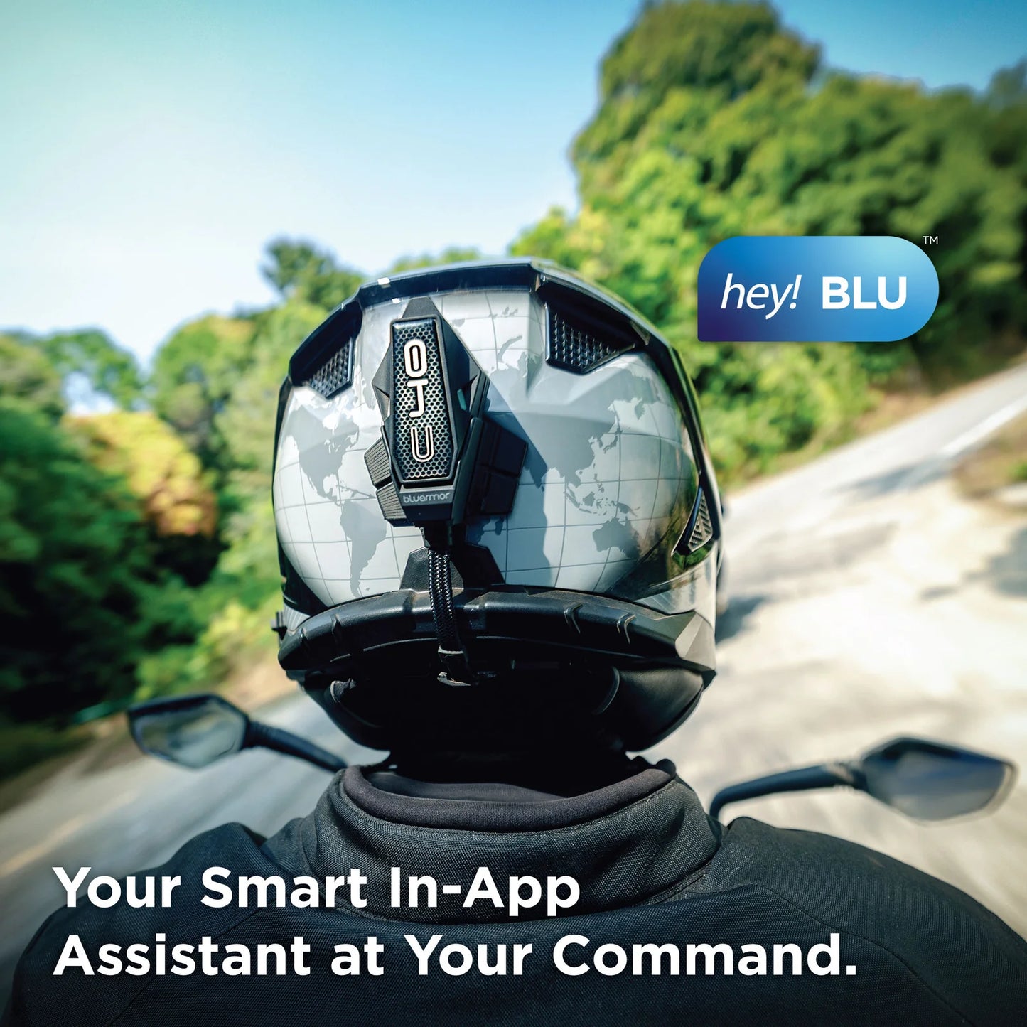 BLU ARMOR C40 HELMET COMMUNICATION DEVICE
