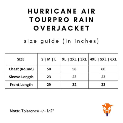 MOTOTECH HURRICANE AIR TOURPRO WATERPROOF RAIN OVERJACKET – GREY + GREEN