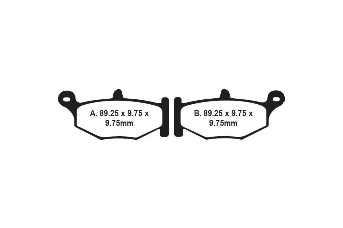EBC BRAKES – FA419HH FULLY SINTERED – (REAR)