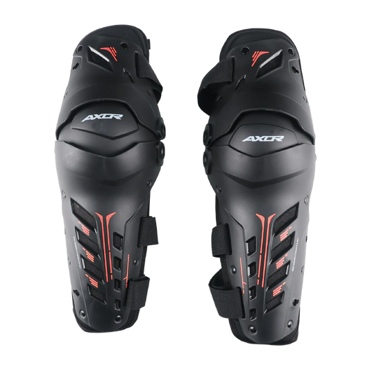 AXOR IMPACT-X KNEE GUARD – BLACK / RED